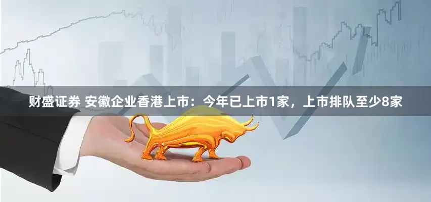 财盛证券 安徽企业香港上市：今年已上市1家，上市排队至少8家